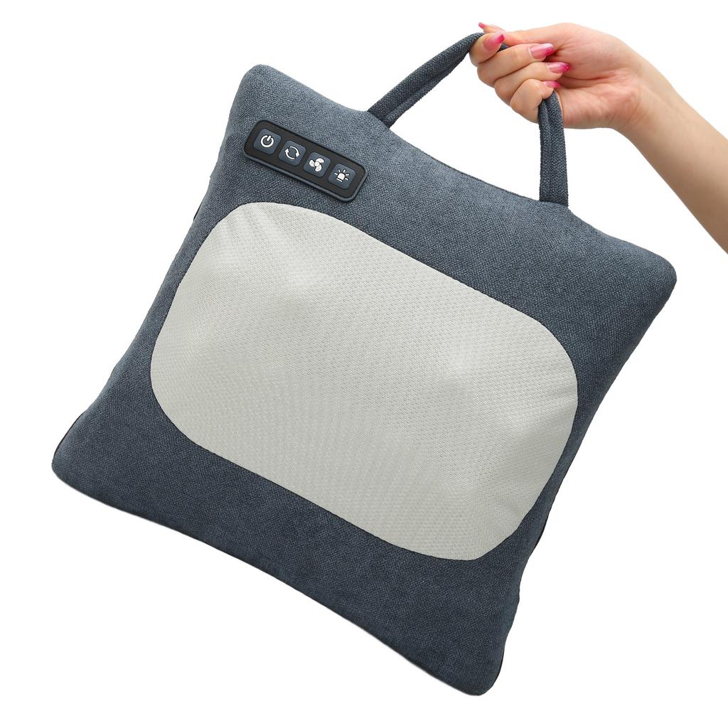 Neck Waist Massage Pillow 3 Modes Hot Compress Vibration Electrical Cervical Shoulder Massage Cushion