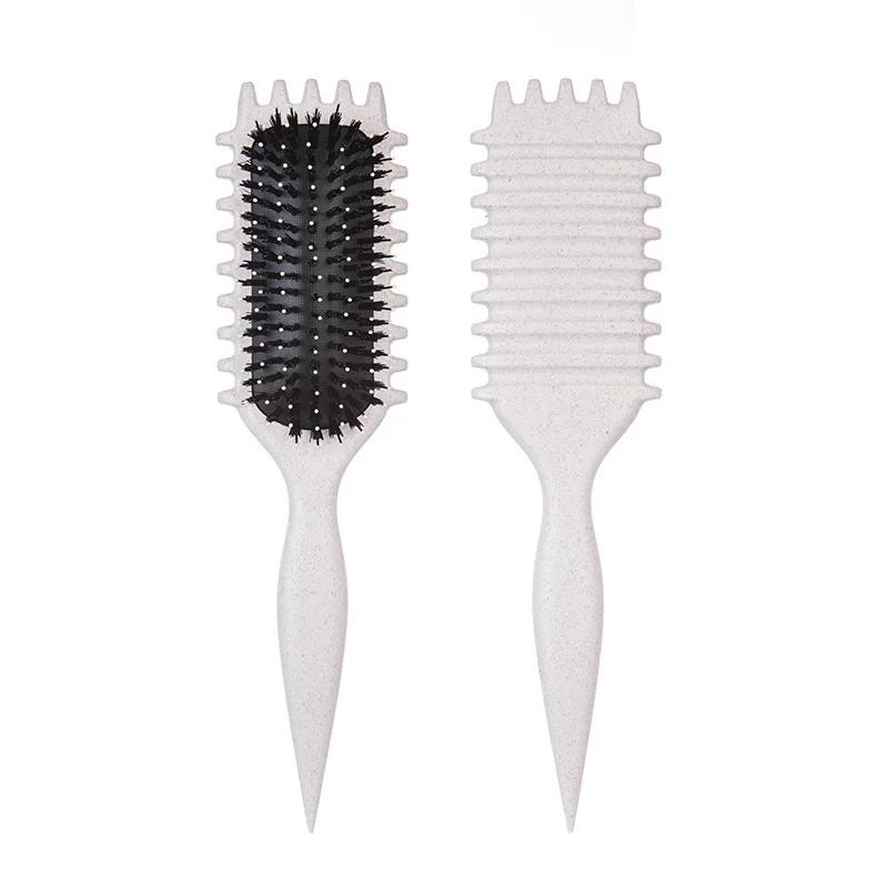 1/2pcs Detangling Candy Brush Curly Hair Scalp Massage Hair Comb with Cleaning Claw Natural Bristles Define Hair Styling Tools
