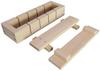 Umezawa Sushi Press Hinoki Natural Made In Japan Mold, 5-Cut, Wooden, Wood, Materials, Restaurant, Kitchen, Cookware, Parties, Events,