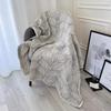Nordic Style Knitted Sofa Blanket - Thickened Warmth for Fall/Winter, Lightweight for Spring/Summer - Minimalist