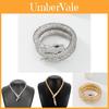N9274 Collana Serpente Esagerata Stile Punk Hip-hop Gioielli Con Diamanti di Vetro Micro-intarsiati
