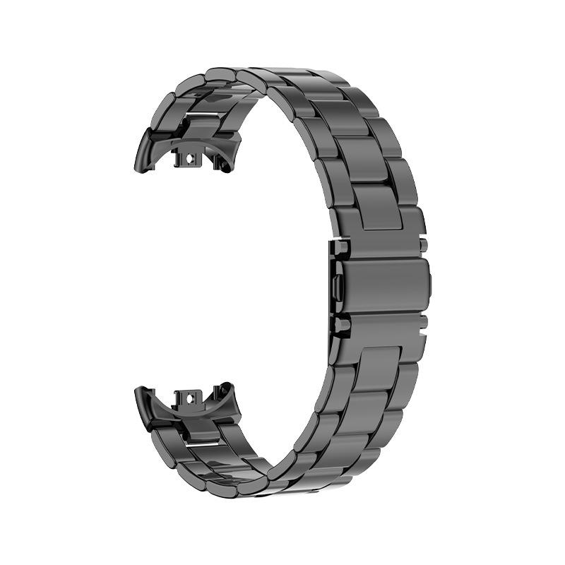 Metal Band For Xiaomi Mi Band 9 Watchband Stainless Steel Slim Business Strap For Xiaomi Band 8 Sport Bracelet Accessories