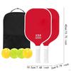 2Pcs Pickleball Paddles Racquets for Indoor Outdoor Use Patio Gym Style A