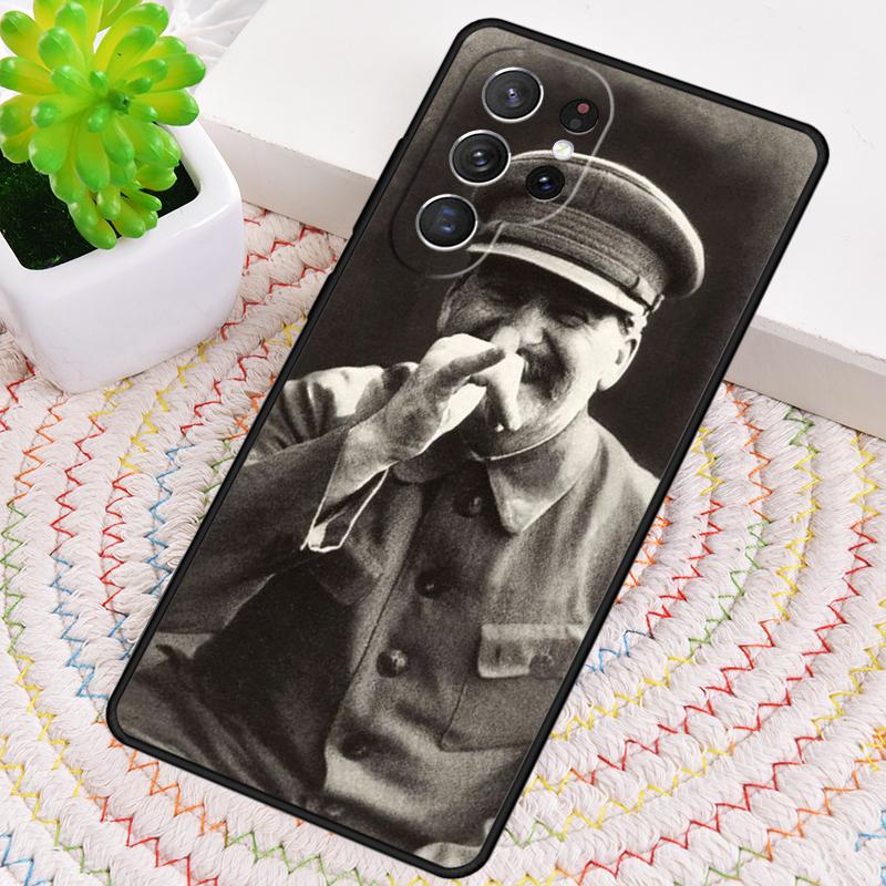 Russian Stalin Ussr TPU Phone Case For Samsung Galaxy note 10 pro S26 S25 S24 S23 S22 Ultra Plus S21 FE S20 Shockproof Cover