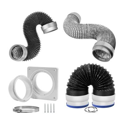 Innovative Flexible Dryer Vent Connector with Stretchable Rubber Seal Simple Installation for Leak Proof & Easy Push On