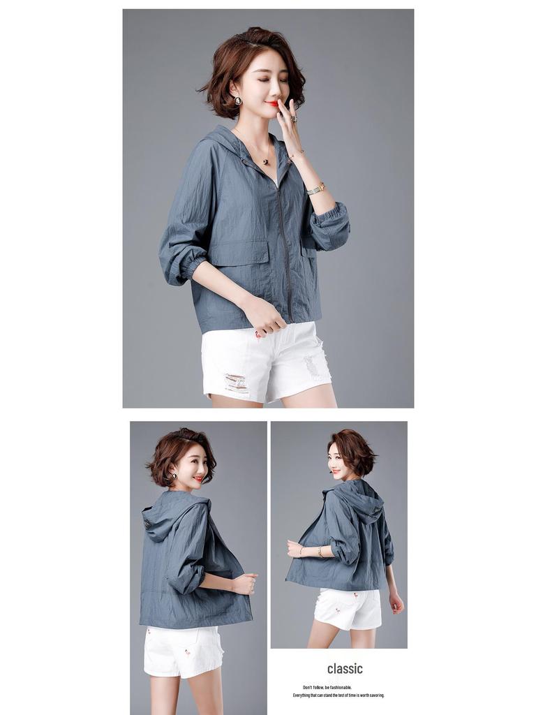 Lightweight Versatile Plus Size Sun Protection Jacket for Summer