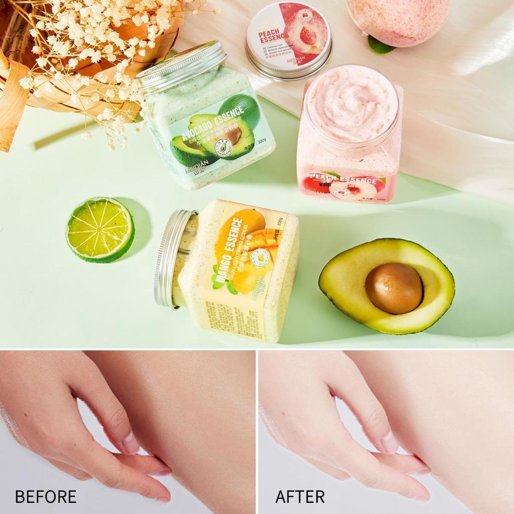Meidian Fruchtiger Duft Hautpflege Badesalz Peeling für Körper, Hände und Füße - Große Kapazität