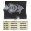 Damon Salvatore The Vampire Diaries Flannel Blanket Winter Super Warm Bedding Throws for Girls Boys Outdoor Bedspread Bed Cover