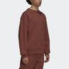 Adidas Originals Trefoil x Pharrell Williams Collab Solid Crewneck Sweatshirt Men Sweatshirt Deep-Earth-Brown H58312
