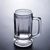 400ml/600ml Thick Bottomed Beer Glass Household Large Capacity Draft Beer Glass with Handle Drinkware Vintage Foreign Wine Glass