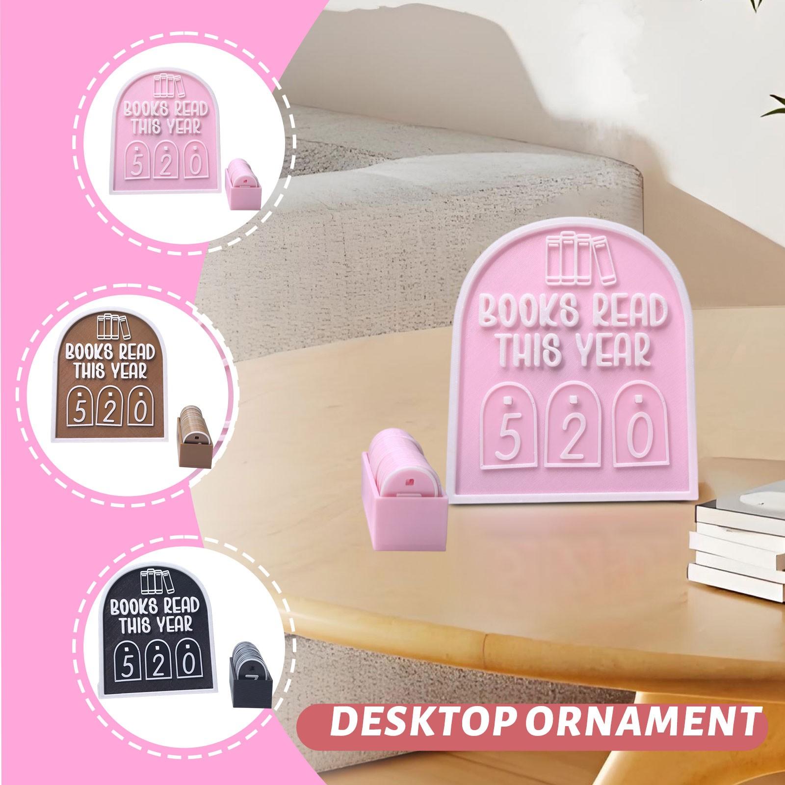 

Книжная полка, счетчик книг для чтения в этом году, персонализированное угловое украшение для подвесной книжной полки, подходит для книголюбов One Size чёрный