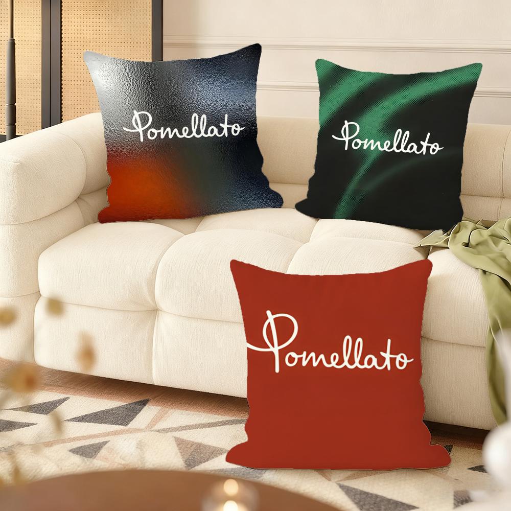 P-Pomellato Cushion Cover Soft Short Plush Pillow Cover Smooth Cozy Texture Aesthetic Cushion Case Home Decor