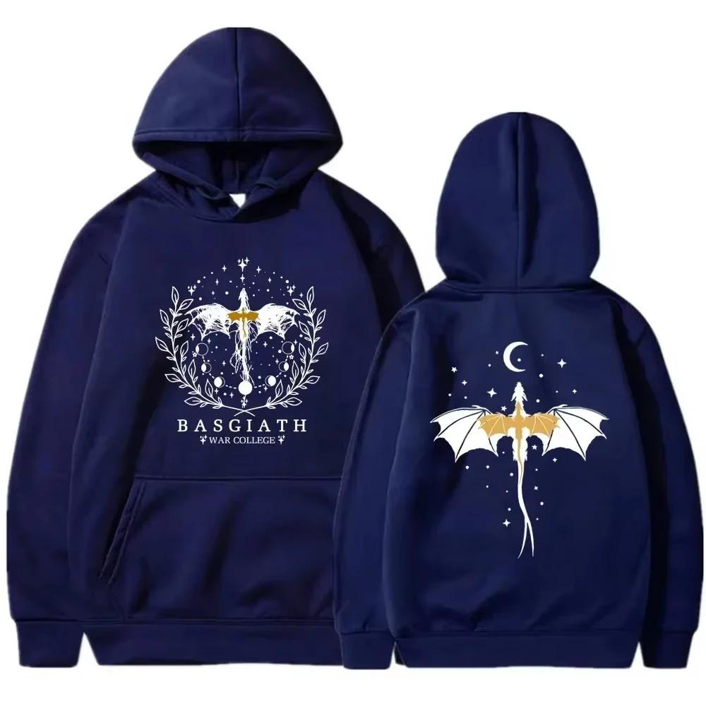 Basgiath War College Men's hoodie Fourth Women's Men's printed graphic Spring and Autumn Sweatshirt
