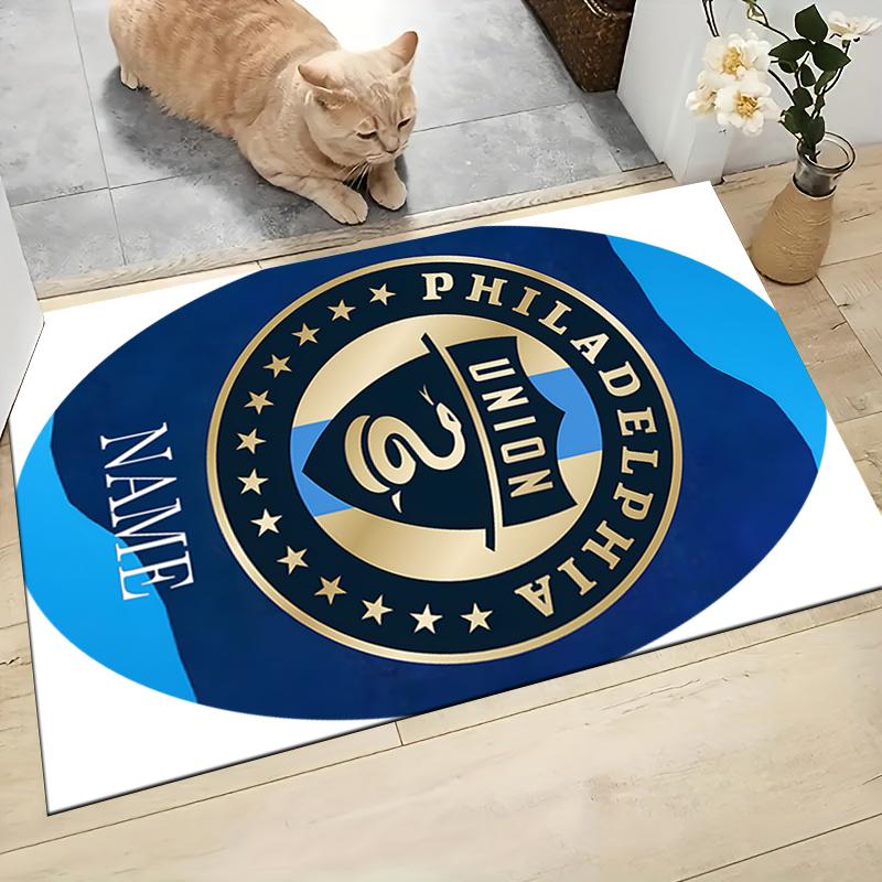 Custom Name Portsmouth FC Crest Carpet Rug Customizable Soft Washable Anti-Slip Home Living Room Sofa Mats Personalized Rug. 0909232