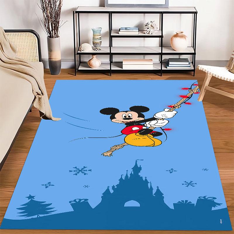 

Mickey Mouse cartoon print rug, non-slip and stain-resistant floor protection rug, home décor. 60x90cm