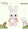 Cute Long-Eared Rabbit Plush Toy - Cartoon Big-Eyed Doll for Kids' Companionship and Gifts
