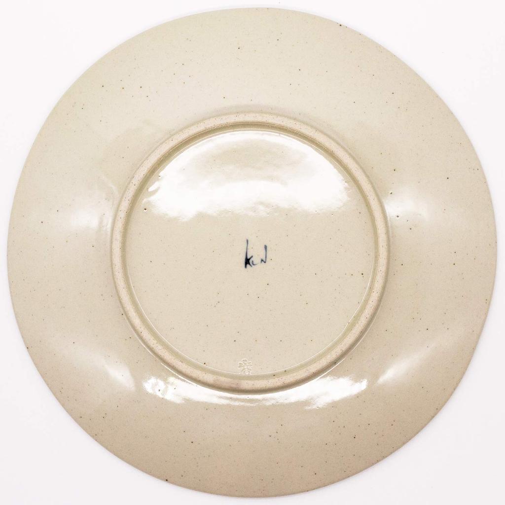 24to3 Nishitomi Keramiek Hasami Isayama 22 Gemaakt in 478120 (Nishitomi) ware, Seito, 7-inch bord, ca.. cm, Mimosa, Japan,