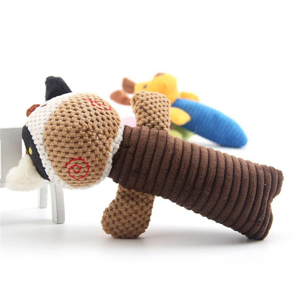 

Plush Chew Stuff Plush Toy Puppy Training Squeaky Dog Supplies Teeth Cleaning Tool Chew Toy Dog Toy A