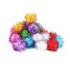 100 Pz Uccello Pappagallo Scoiattolo Criceti Palle Pompom di Filo Metallico Scintillante con Glitter Decorazione