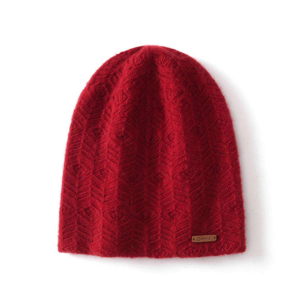 Pure Cashmere Hat Autumn and Winter New Men's and Women's Fashionable Versatile Soft Knitted Wool Corn Hat