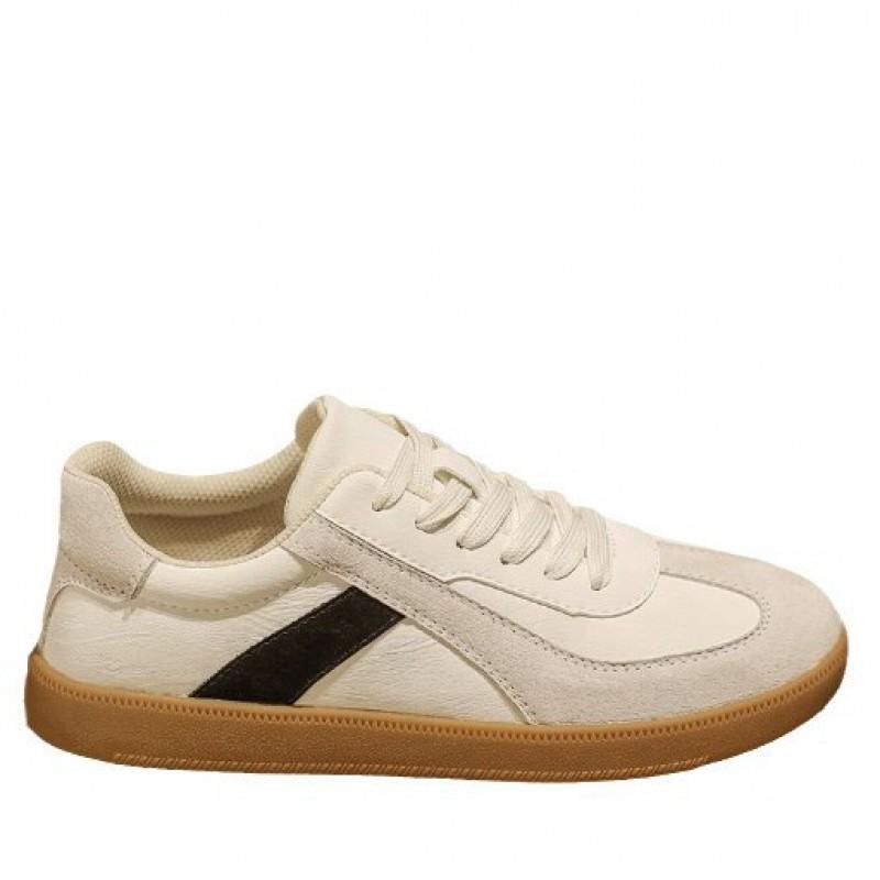 Men's Shoes Trend Versatile Forrest Board Teenagers Genuine Leather Sports Thick Sole Height Increasing Retro Casual Training