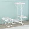 Suolunuo Iron Plant Stand for Indoor/Outdoor Gardening - Perfect for Bedroom, Living Room, Sunroom, Balcony, and Pothos.