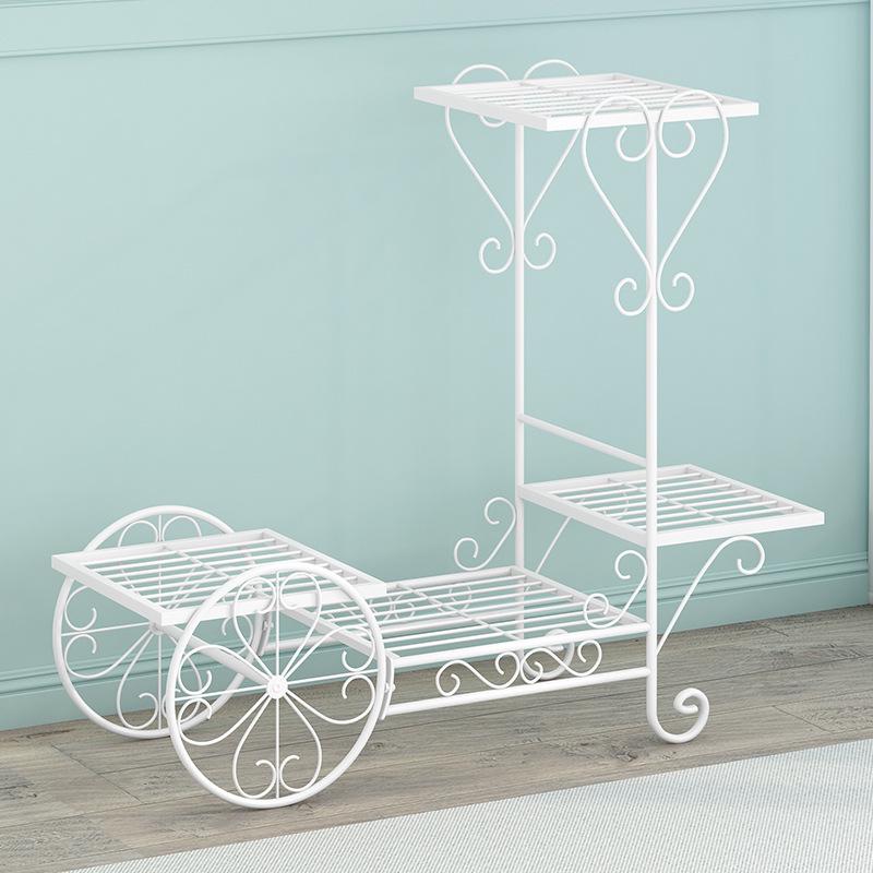 Suolunuo Iron Plant Stand for Indoor/Outdoor Gardening - Perfect for Bedroom, Living Room, Sunroom, Balcony, and Pothos.
