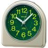 Seiko Clock Alarm Clock Radio Wave Analog Light Gold Pearl KR332G SEIKO