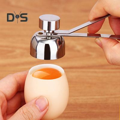 Food Grade Eggshell Cutter Dual Head Practical Metal Egg Scissors Egg Topper Cutter Shell Opener