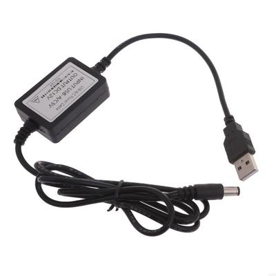 Kabel adapter zasilania USB z kablem 5,5 x 2,1 mm USB 5V na 12V do routera małej mocy, głośnika 115 cm/45''