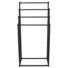 Towel Rack Bathroom Hanger Metal Standing Industrial Black 4 Tiers