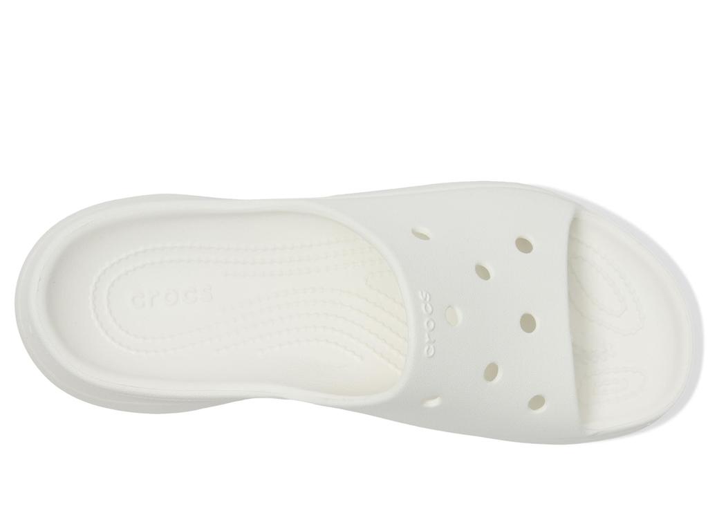 Crocs Bay 22cm Slides, White,