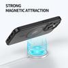 For iPhone 15 Pro Fall Protection Phone Case Compatible with MagSafe PC+TPU Matte Back Cover