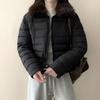 Winter new high-waisted European and American spice girls slim-fitting short jacket warm cotton clothing fashionable versatile casual jacket