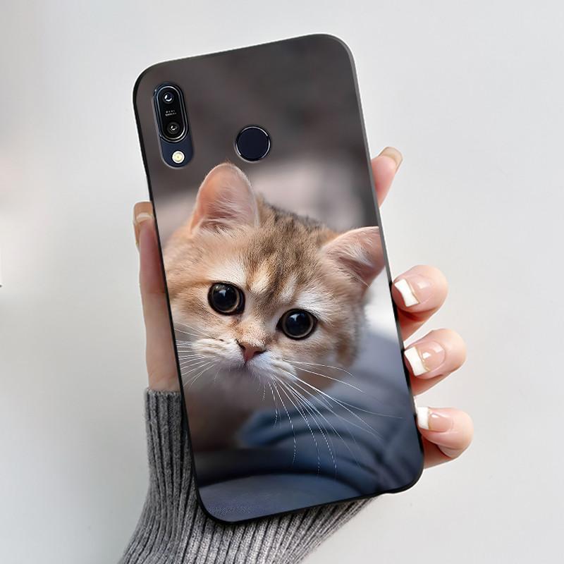 Für Asus Zenfone Max ZB555KL Max Pro ZB601KL ZB602K Hülle Niedliche Cartoon-Druck Schutzhülle Weiches Silikon Schwarzes Handygehäuse