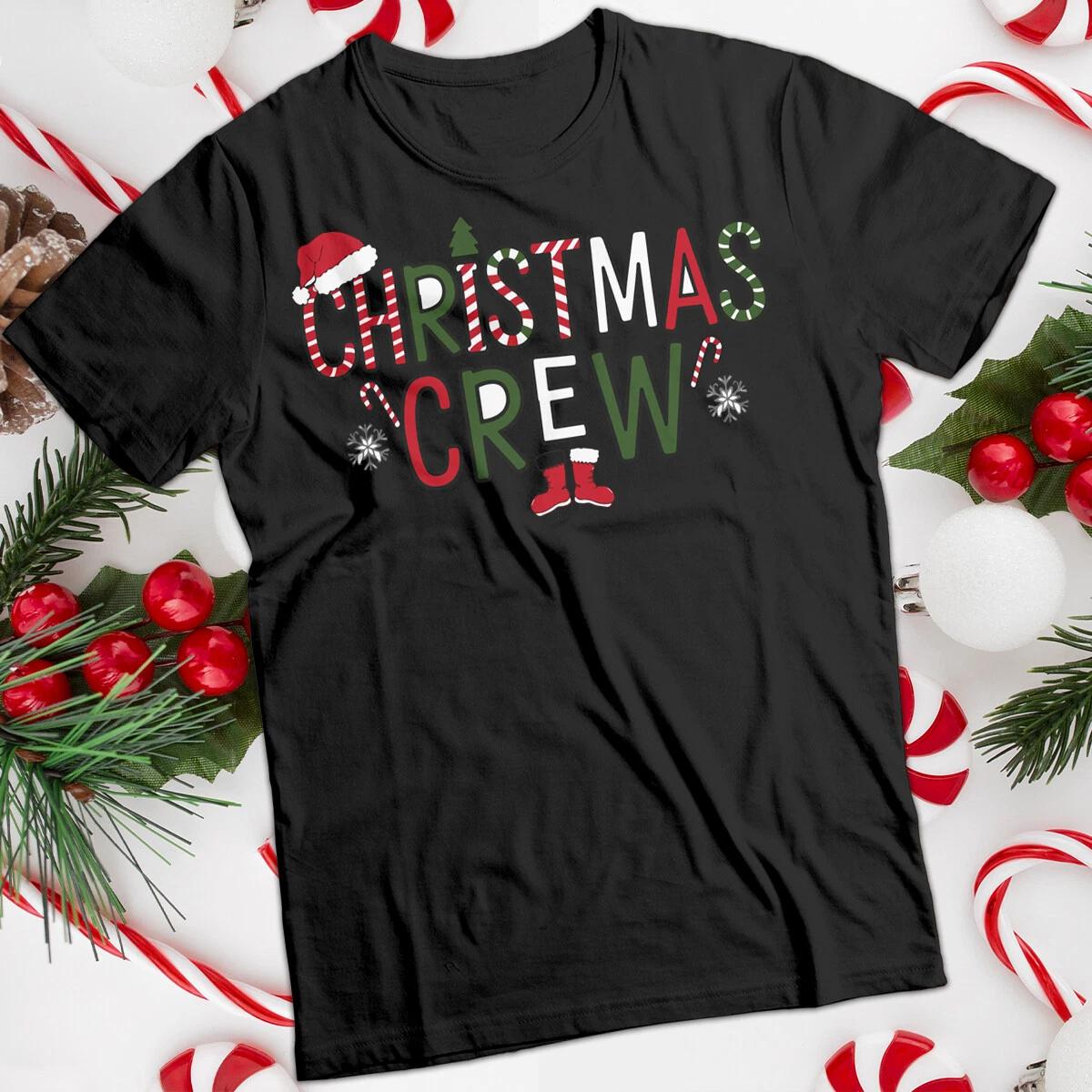 

Crew Christmas T-Shirt Candy Cane Funny Ugly Mens and Womens Tee #MC S