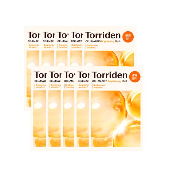 

Набор тканевых масок для лица Torriden Cellmazing Vita C Brightening Mask Sheet 10 шт.