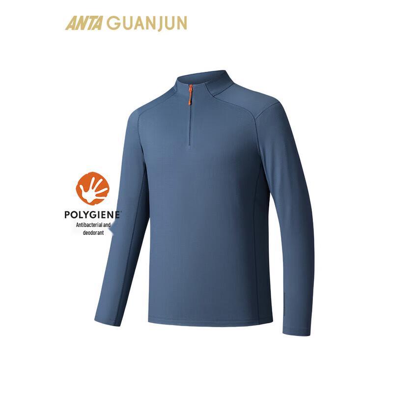 

ANTA Men s Champion Hiking POLYGIENE Anti-bacterial Long-Sleeve Knit T-Shirt XL