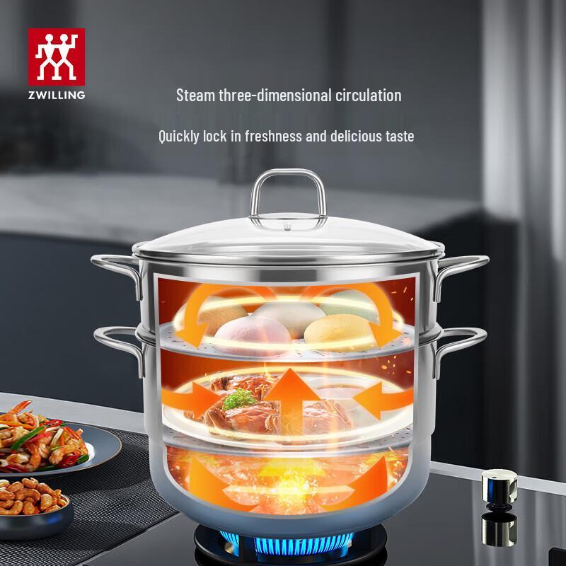 Zwilling Stainless Steel Stockpot Steamer Set
