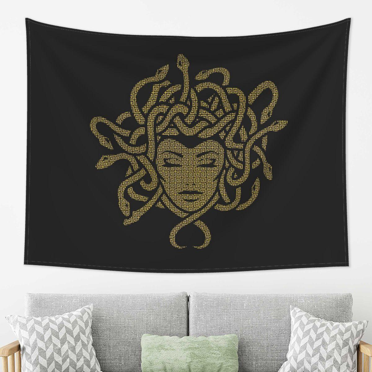 

Ancient Greece Medusa Gorgon Vintage Style Tapestry Decoration Art Aesthetic Tapestries for Bedroom Home Wall Cloth Wall Hanging 74x94cm(29x37in)