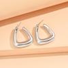 Exquisite High-End Metal Hoop and Stud Earrings with Niche Design