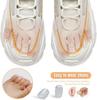 20Pcs Silicone Toe Protectors, Gel Anti-Friction Toe Protector Breathable Toe Caps Guards for Men Women, Soft Clear Little Cover