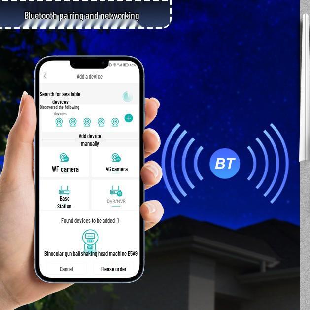 8MP Dual-Lens PTZ Outdoor Wireless Camera with HD, Motion Alarm, Mobile Monitoring, Waterproof Design