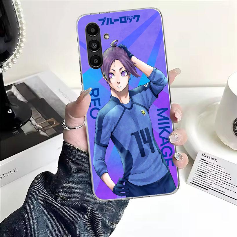Hot Anime Blue Lock Phone Case For Samsung Galaxy A13 A14 A15 A16 A17 A53 A54 A55 A56 A57 A33 A34 A35 A36 A37 A23 A24 A25 A26 Ga