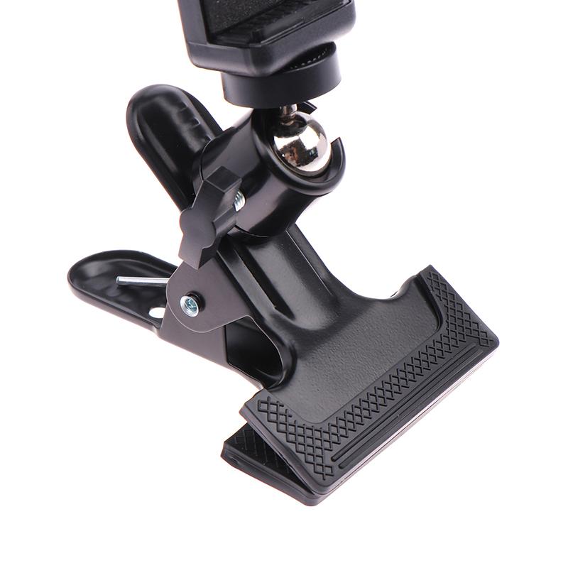 Support de téléphone portable à pince pour tête de guitare Support de diffusion en direct pour téléphones portables Support de téléphone portable pour tête de guitare