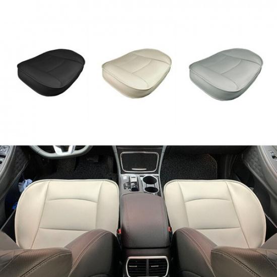 PU Car Front Driver Passenger Seat Bottom Cover Cushion Universal For BMW Benz