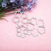 3-in-1 Blumen Metall-Stanzform DIY Basteln Scrapbooking Geprägtes Papier Karte Album Bastel-Schablone Vorlage Stanzteile