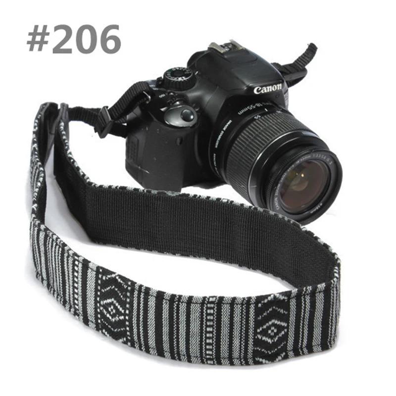 New Colorful Vintage Hippie Style Camera Neck Shoulder Strap Belt Durable Cotton for Canon Nikon Sony SLR DSLR