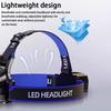 Led High-Power Long-Range Headlamp Usb Rechargeable Waterproof Suitable For Outdoor Camping And Wearing