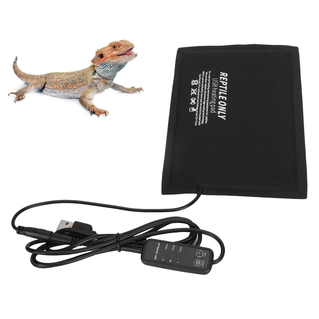 Reptiles Heating Pad Small Animals USB Temperature Control Heating Mat for Turtles